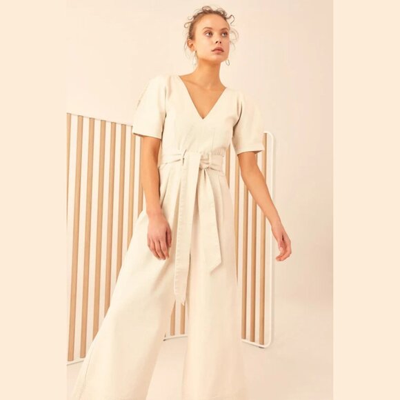 C/MEO COLLECTIVE White Essentials Jumpsuit Size XS 41007 - Picture 2 of 14